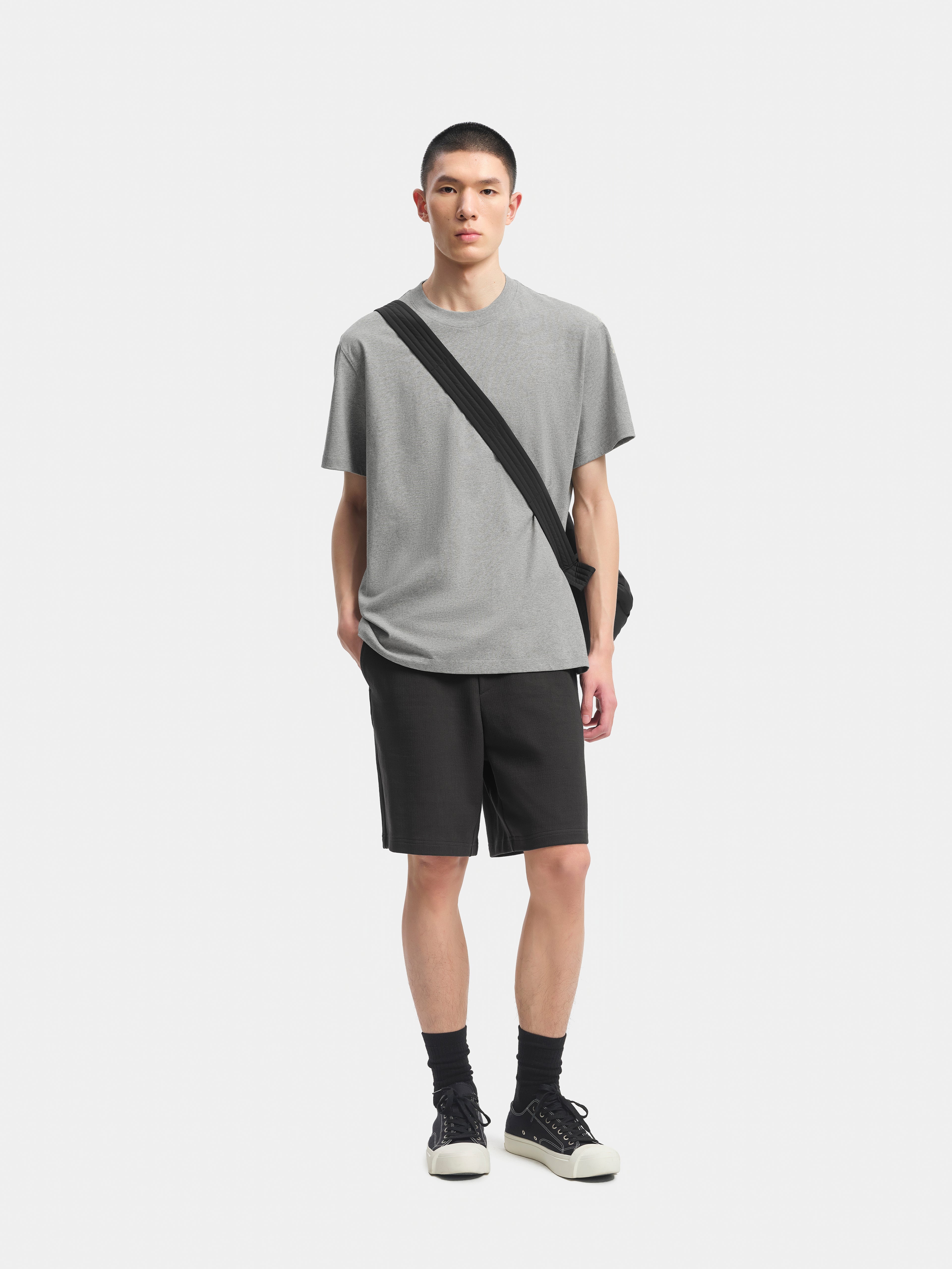 n. Straight-Leg Knit Shorts