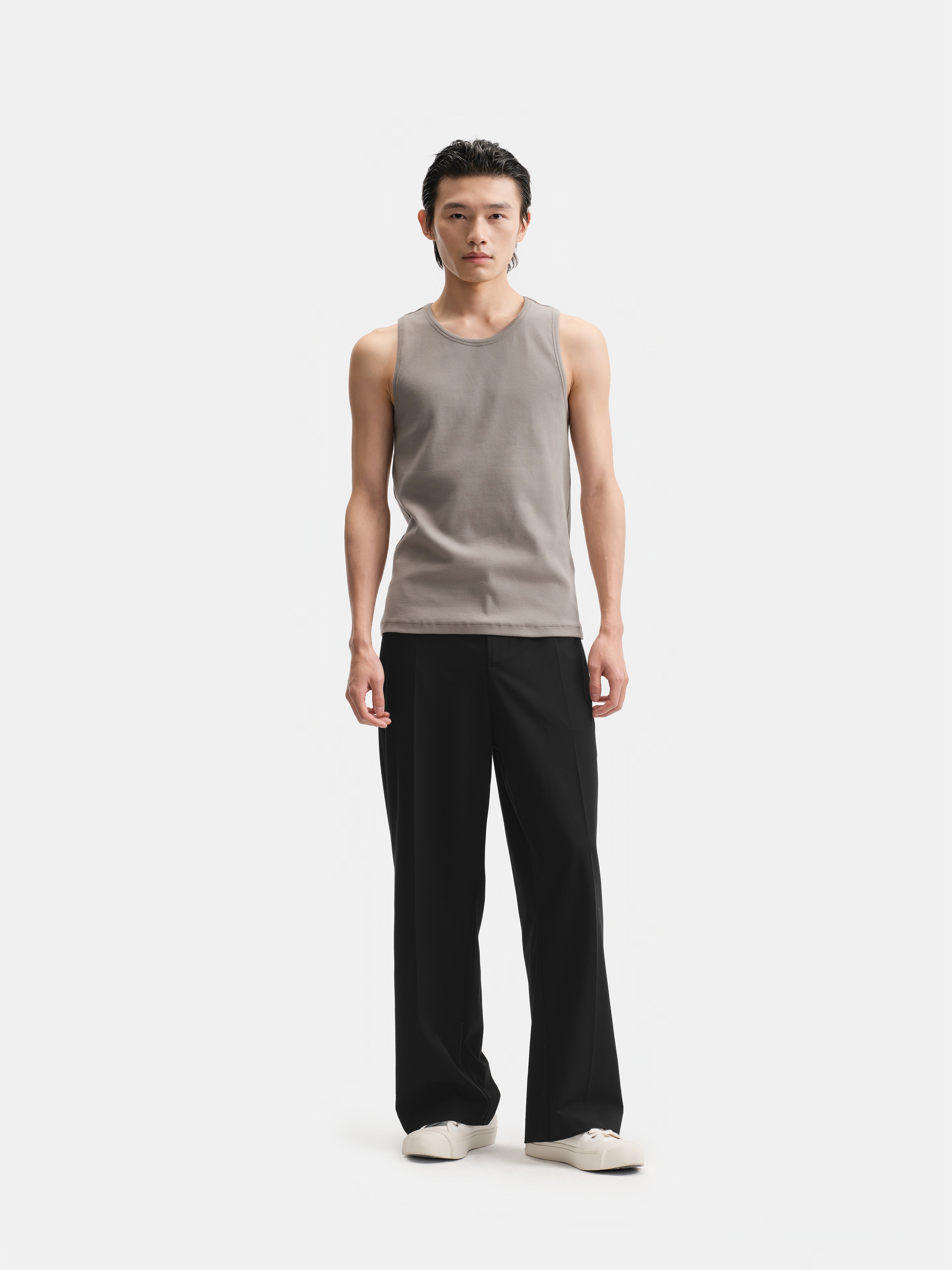 r. Slim-Fit Ribbed Tank Top