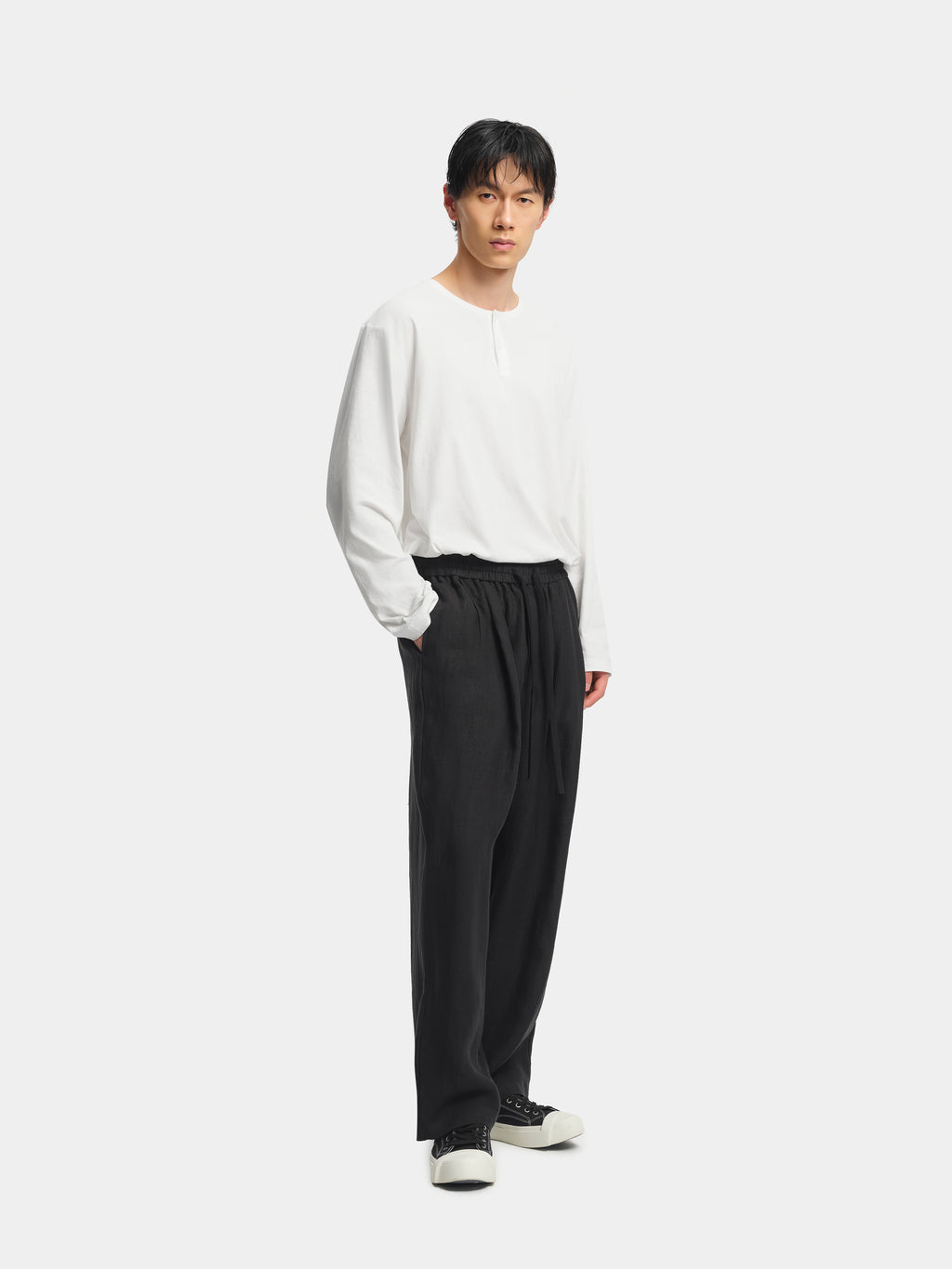 n. ルーズ　ヘンプパンツ