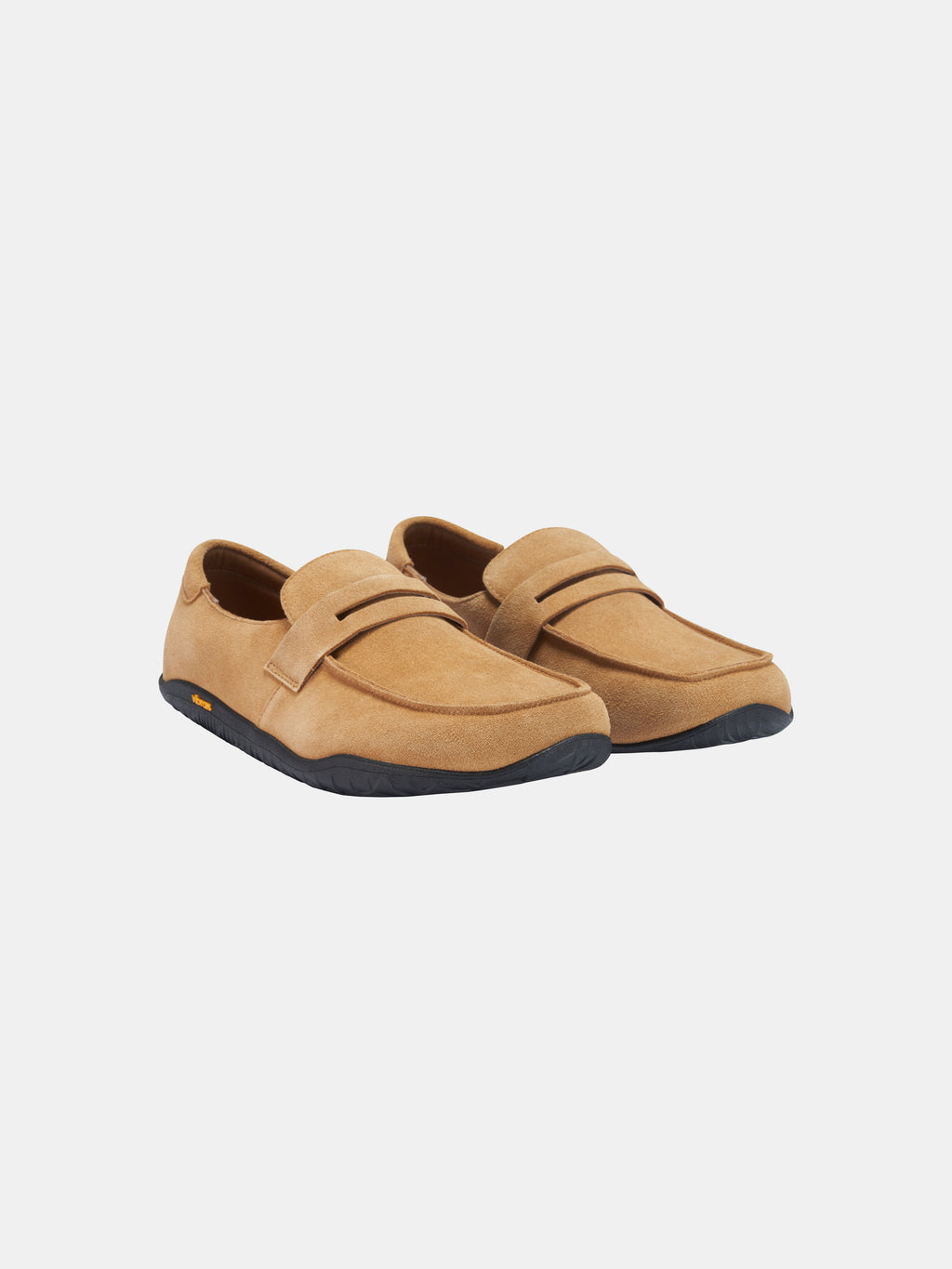 Men’s Suede Slip-On Loafers with V-Sole