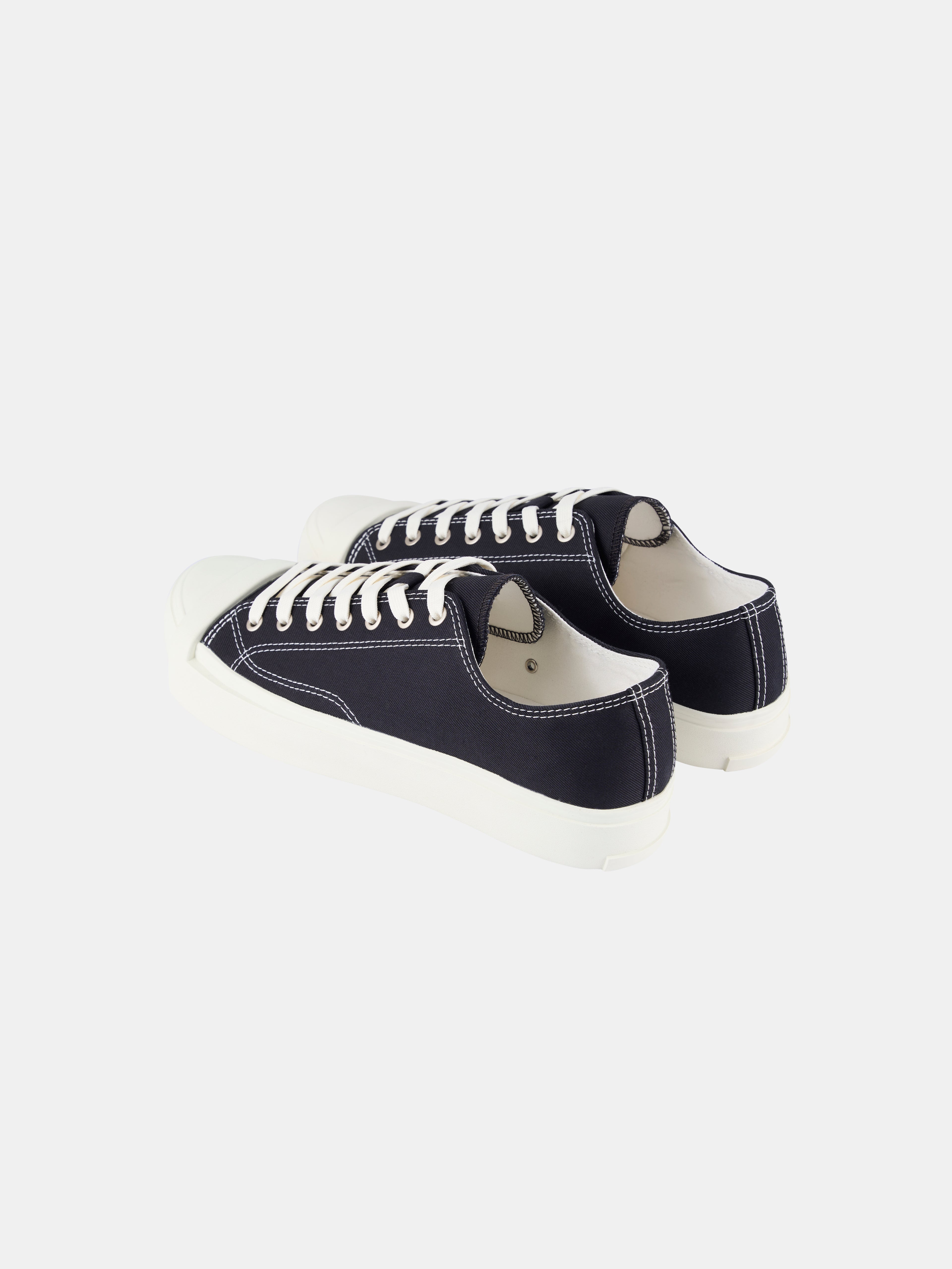 rise Canvas Sneakers with Signature White Stripe