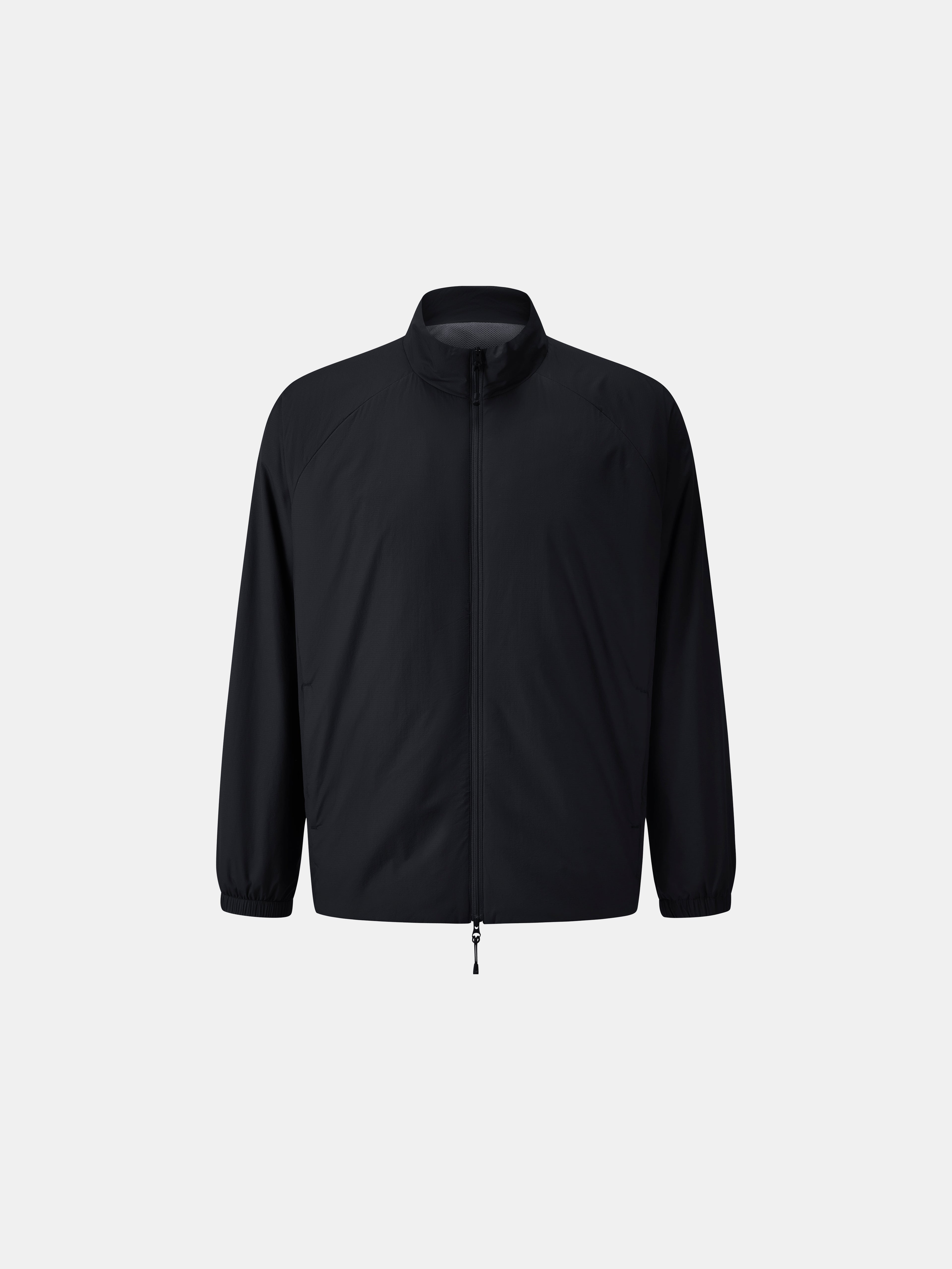 s. Straight-Fit Lightweight Cotton Stand-Collar Jacket
