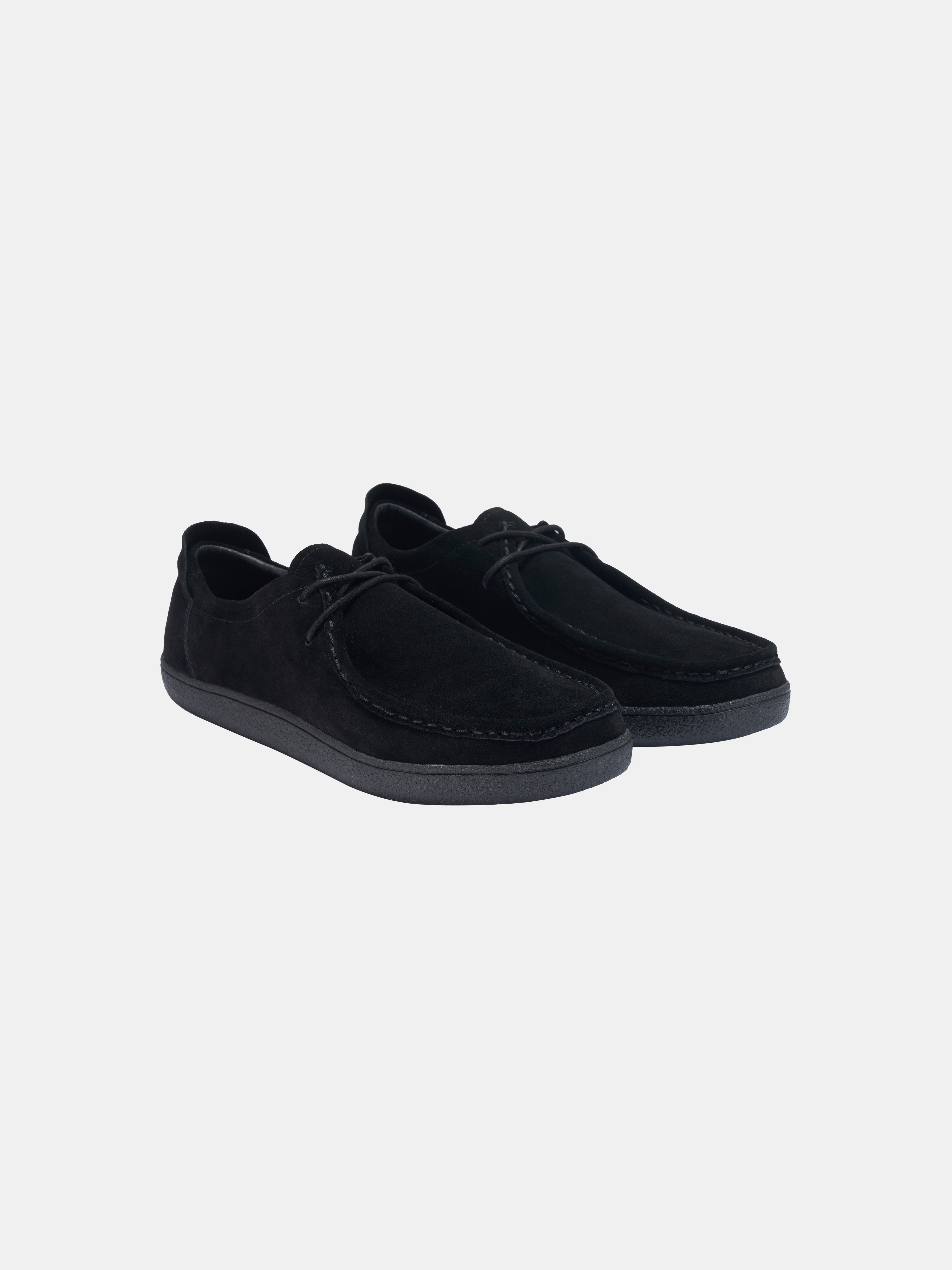 Men’s Suede Slip-On Loafers with V-Sole