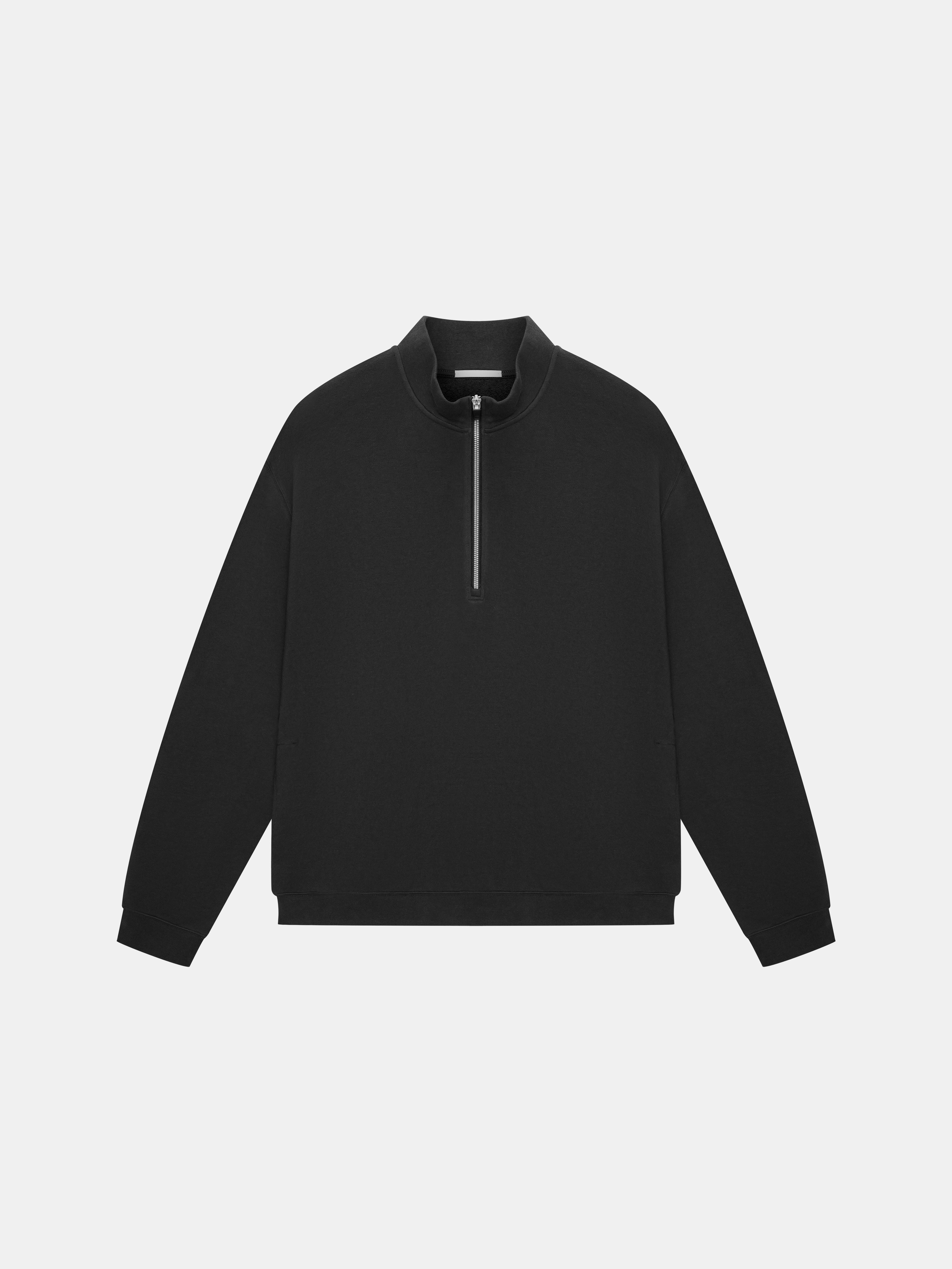 n. Relaxed Half-Zip Mock-Neck Sweatshirt
