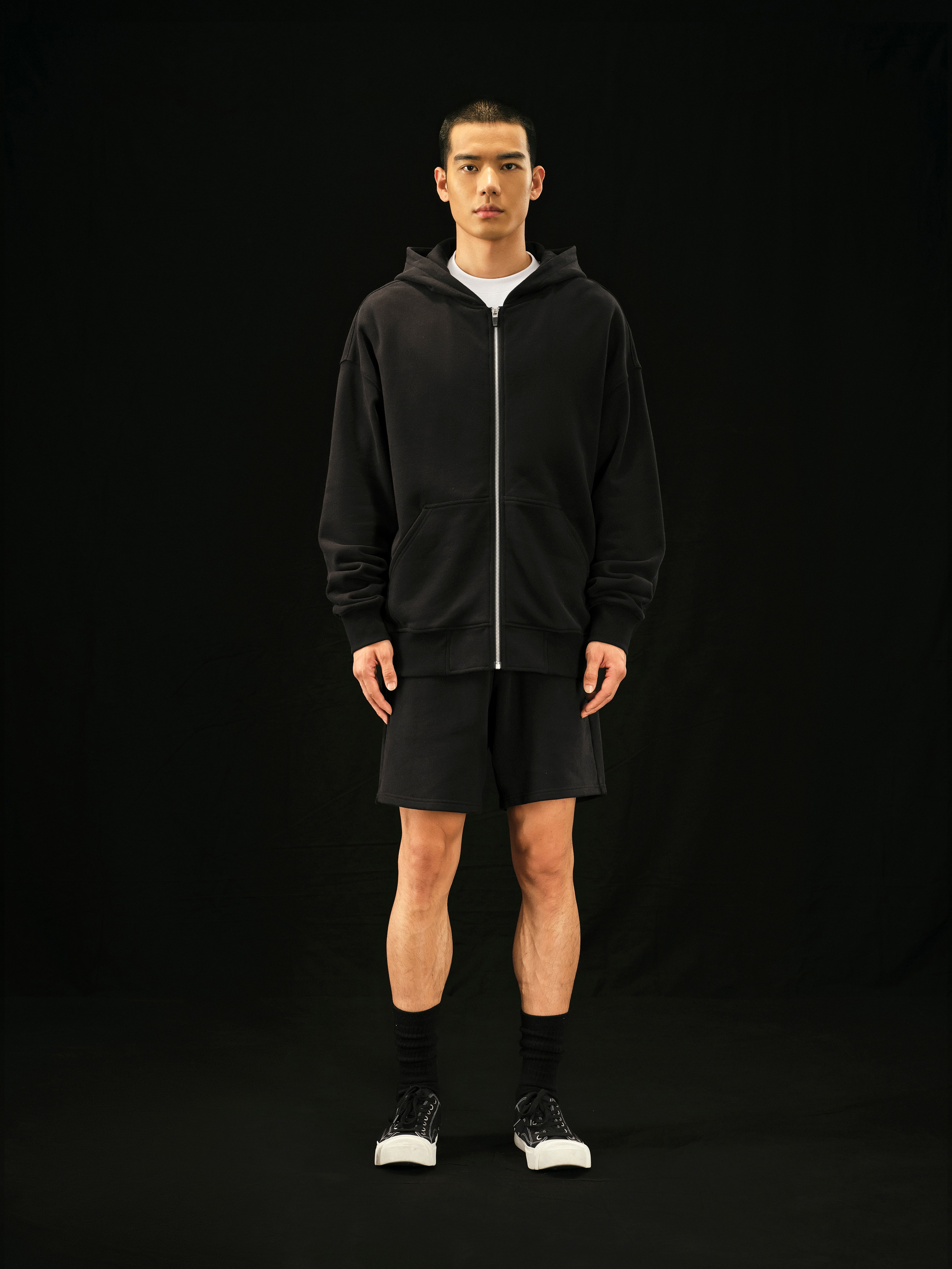 r. Lightweight Zip-Up Hoodie