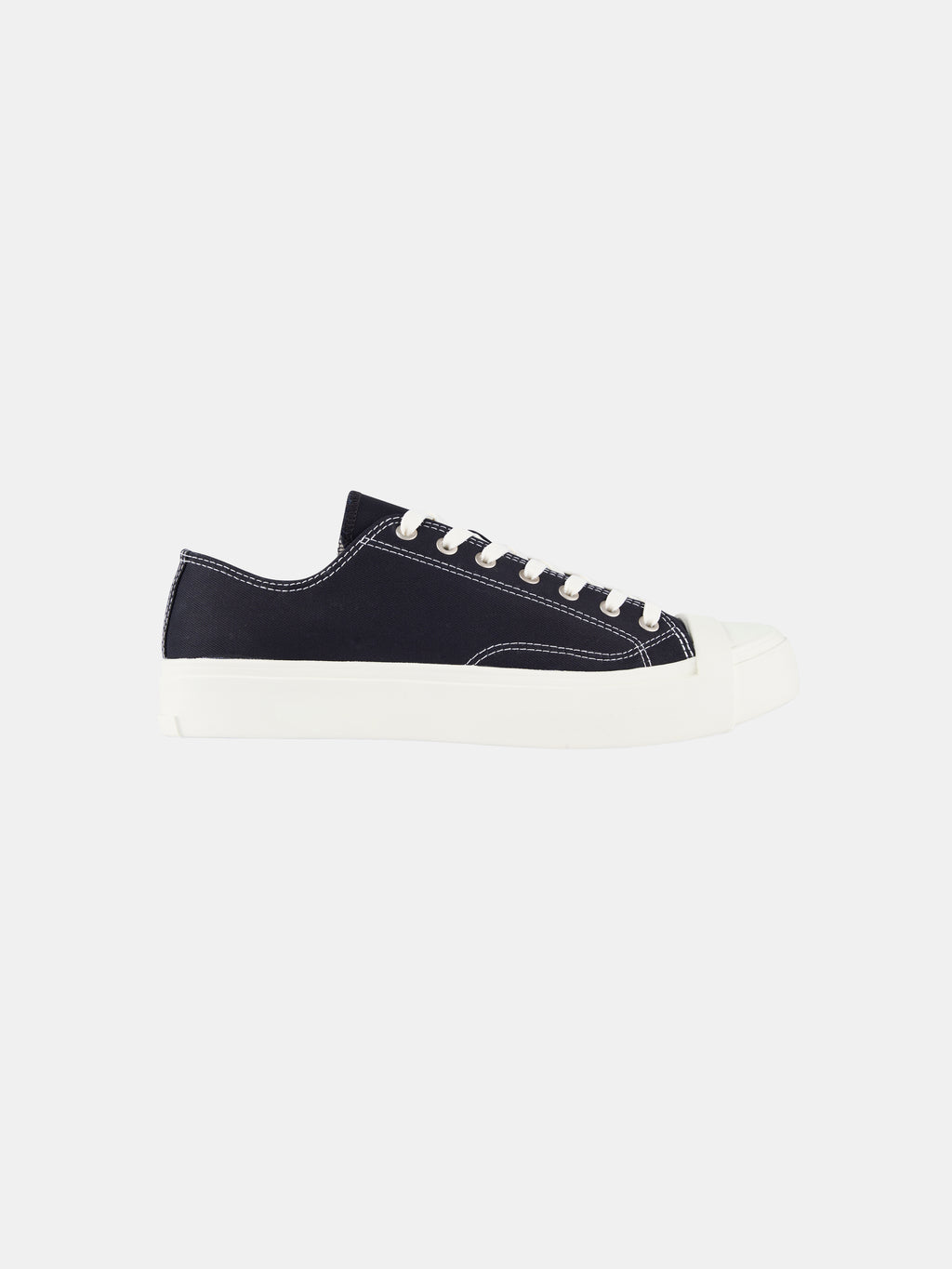 rise Canvas Sneakers with Signature White Stripe