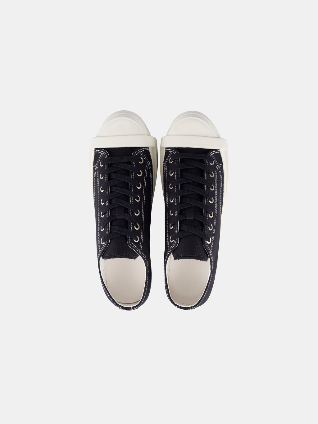 rise Canvas Sneakers with Signature White Stripe