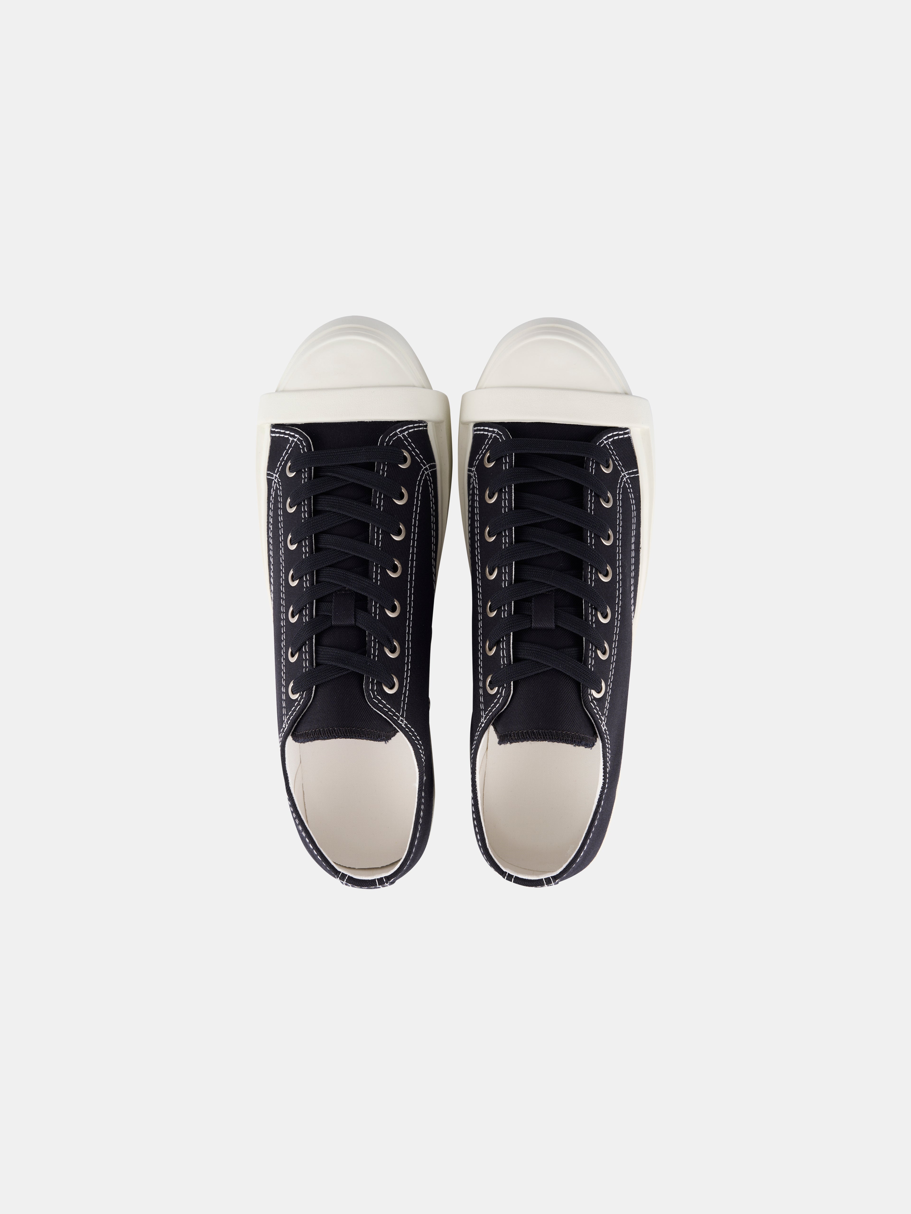 rise Canvas Sneakers with Signature White Stripe