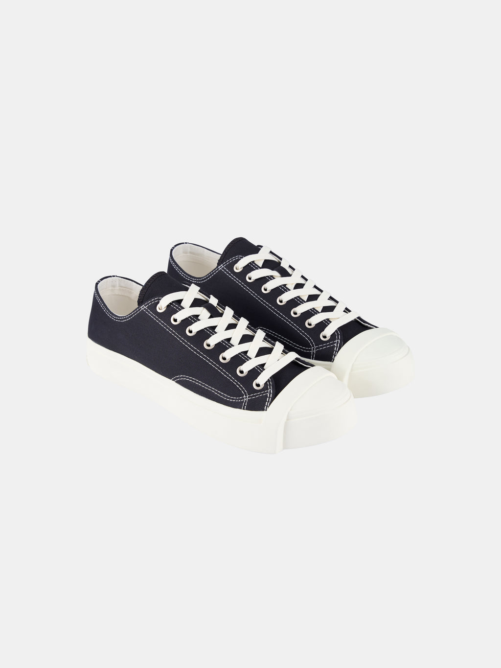 rise Canvas Sneakers with Signature White Stripe