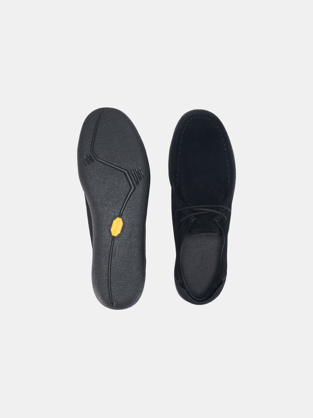 Men’s Suede Slip-On Loafers with V-Sole