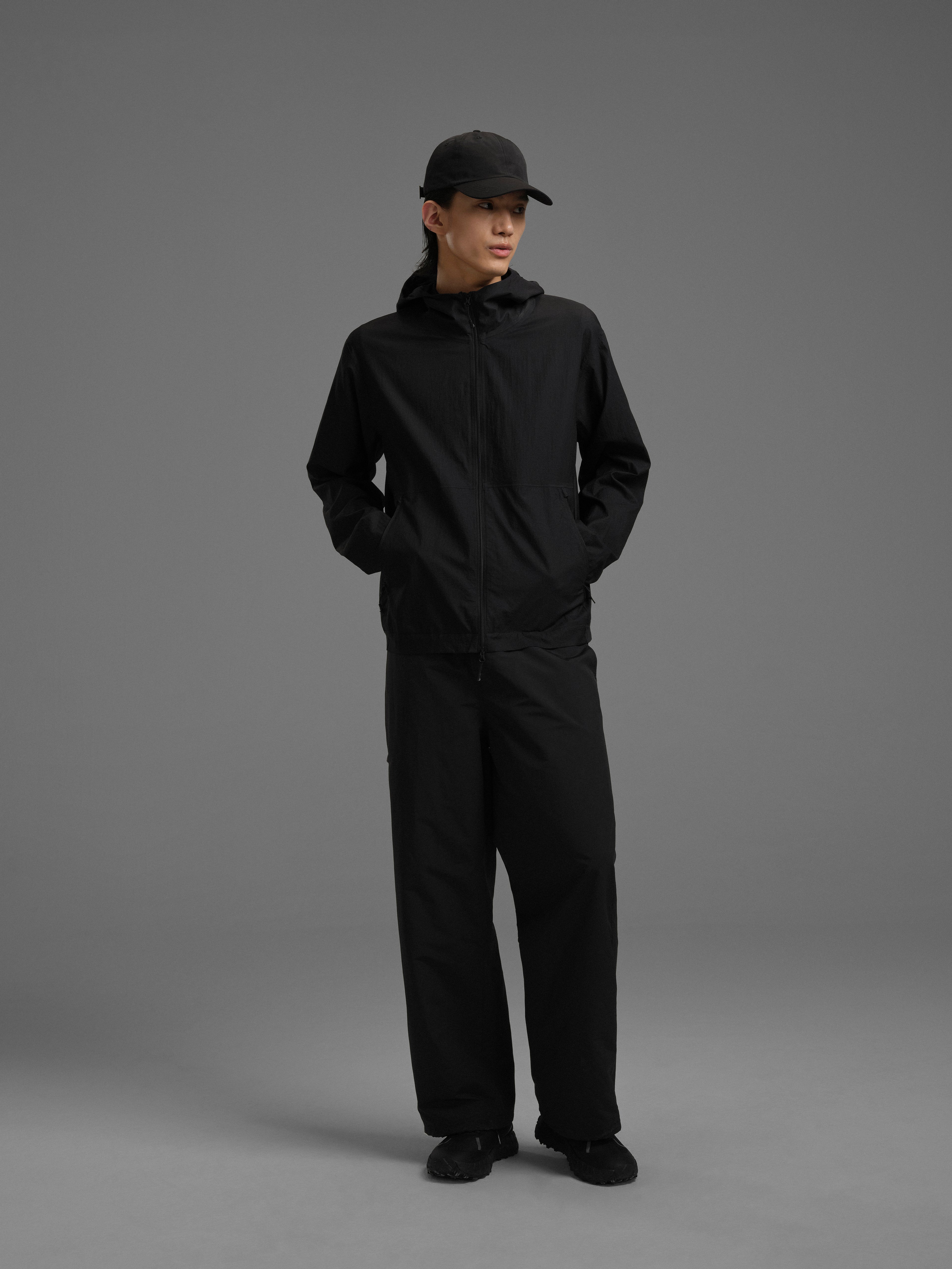 s. Relaxed-Fit Water-Resistant Hooded Jacket