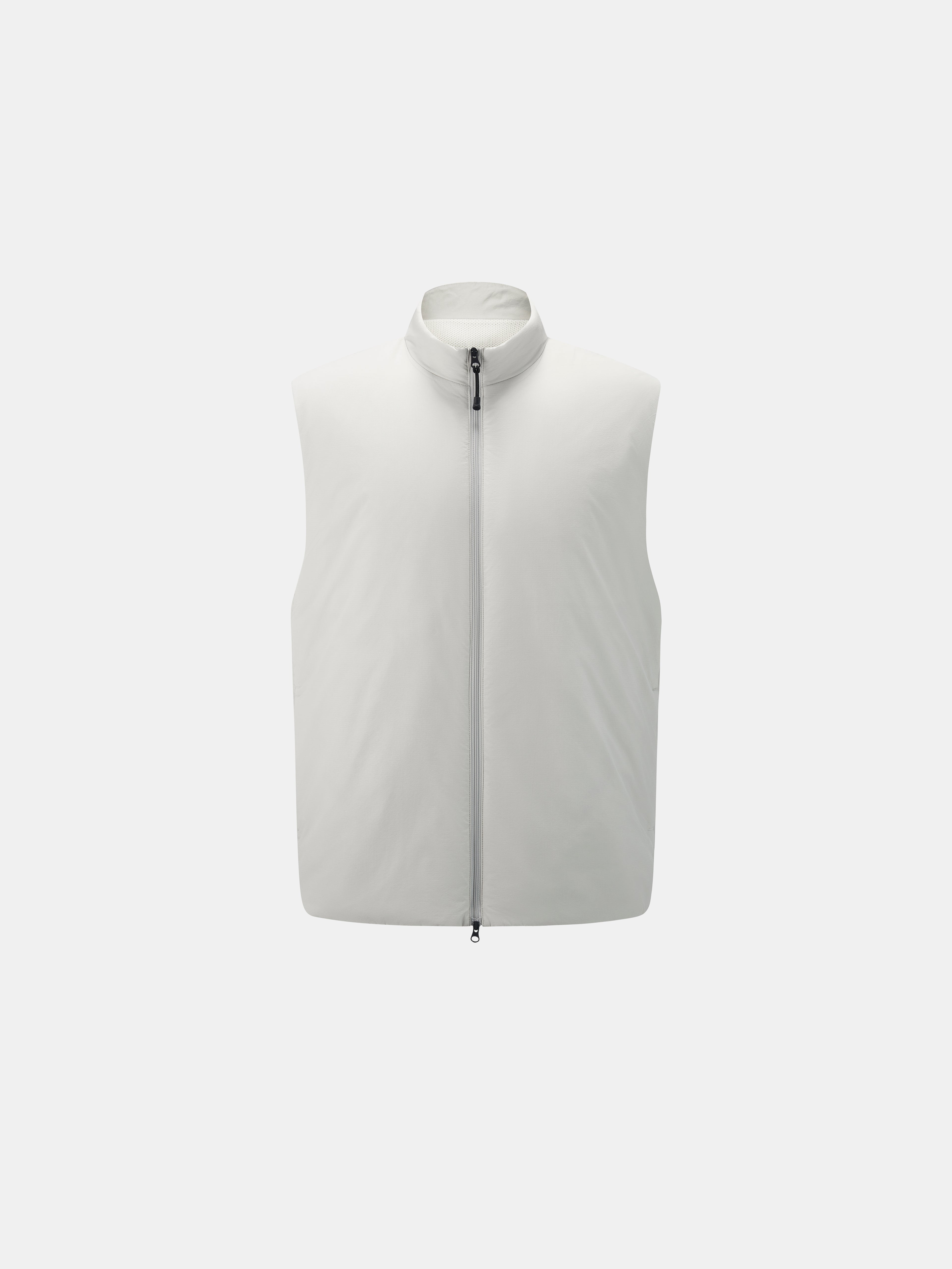 s. Straight-Fit Stand-Collar Cotton Vest