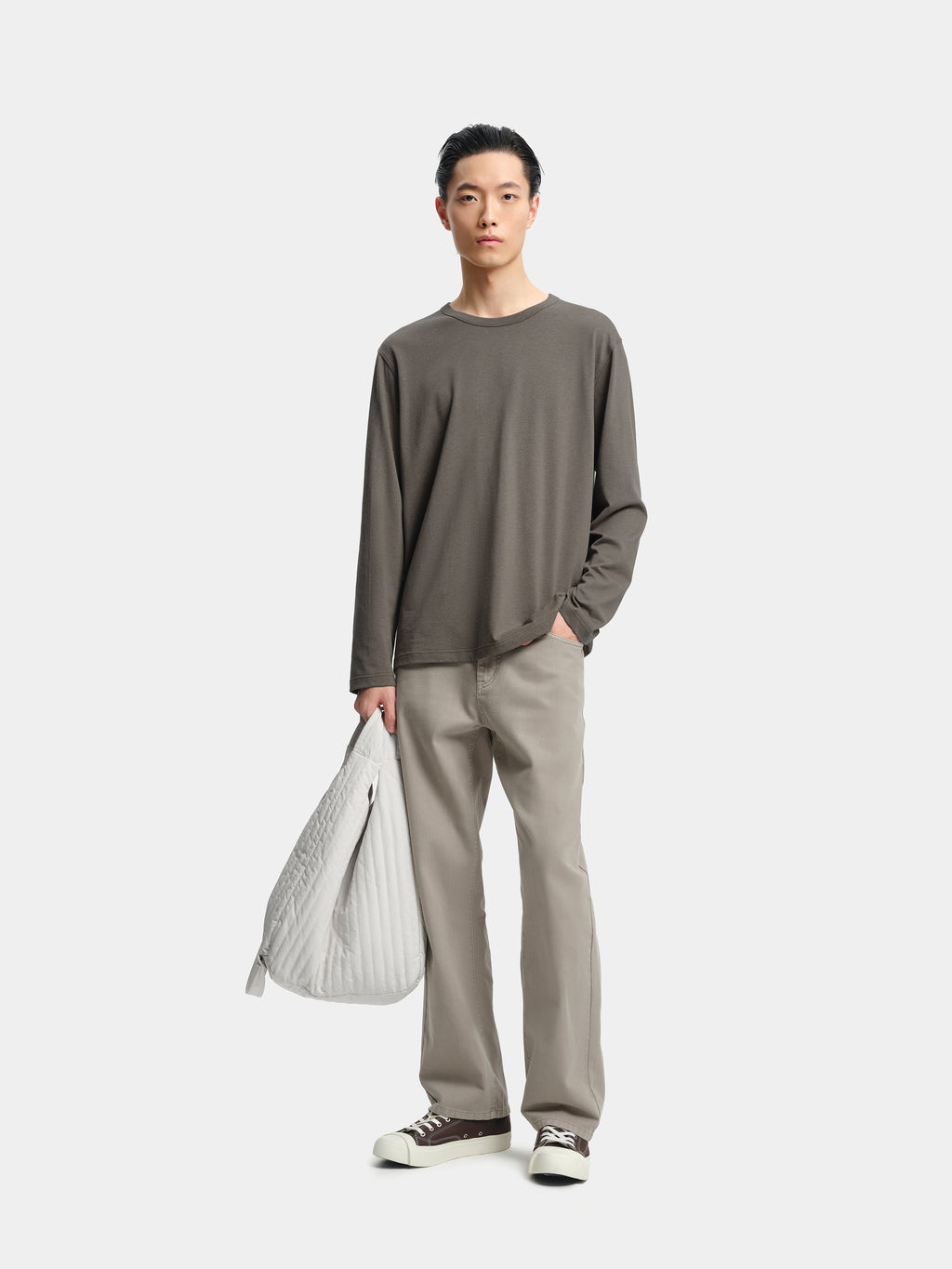n. 杢糸　長袖Tシャツ
