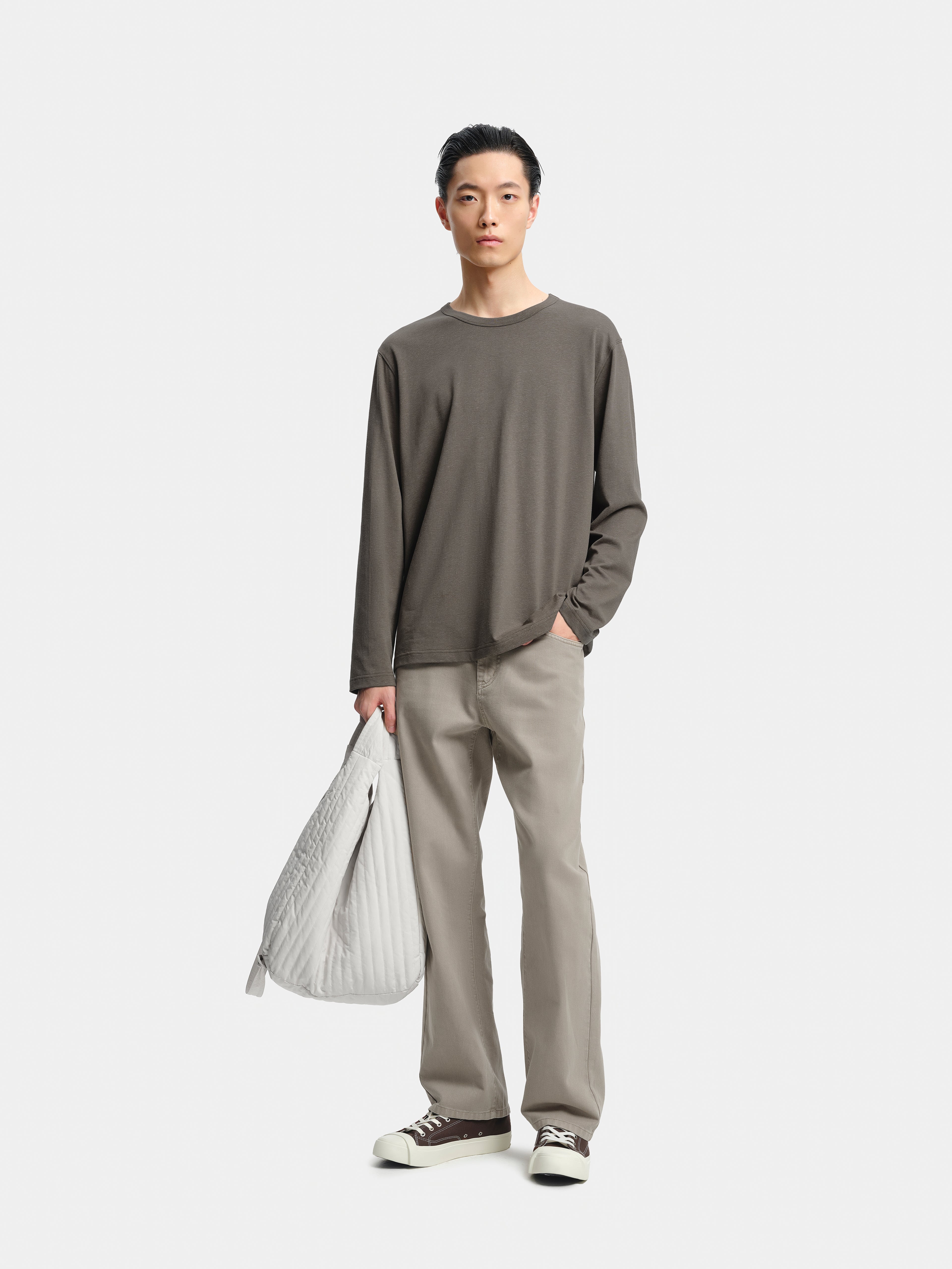 n. 杢糸　長袖Tシャツ