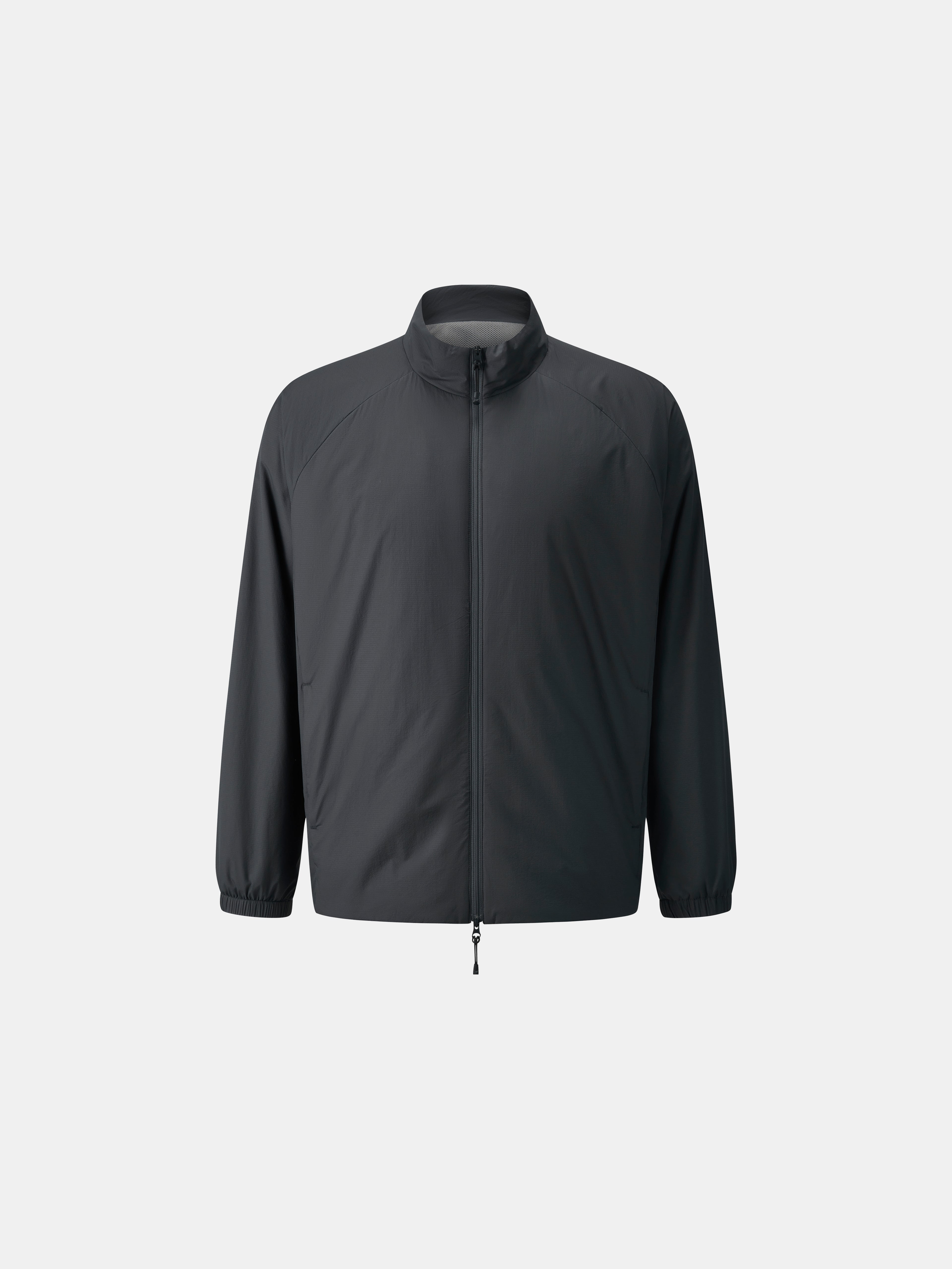 s. Straight-Fit Lightweight Cotton Stand-Collar Jacket