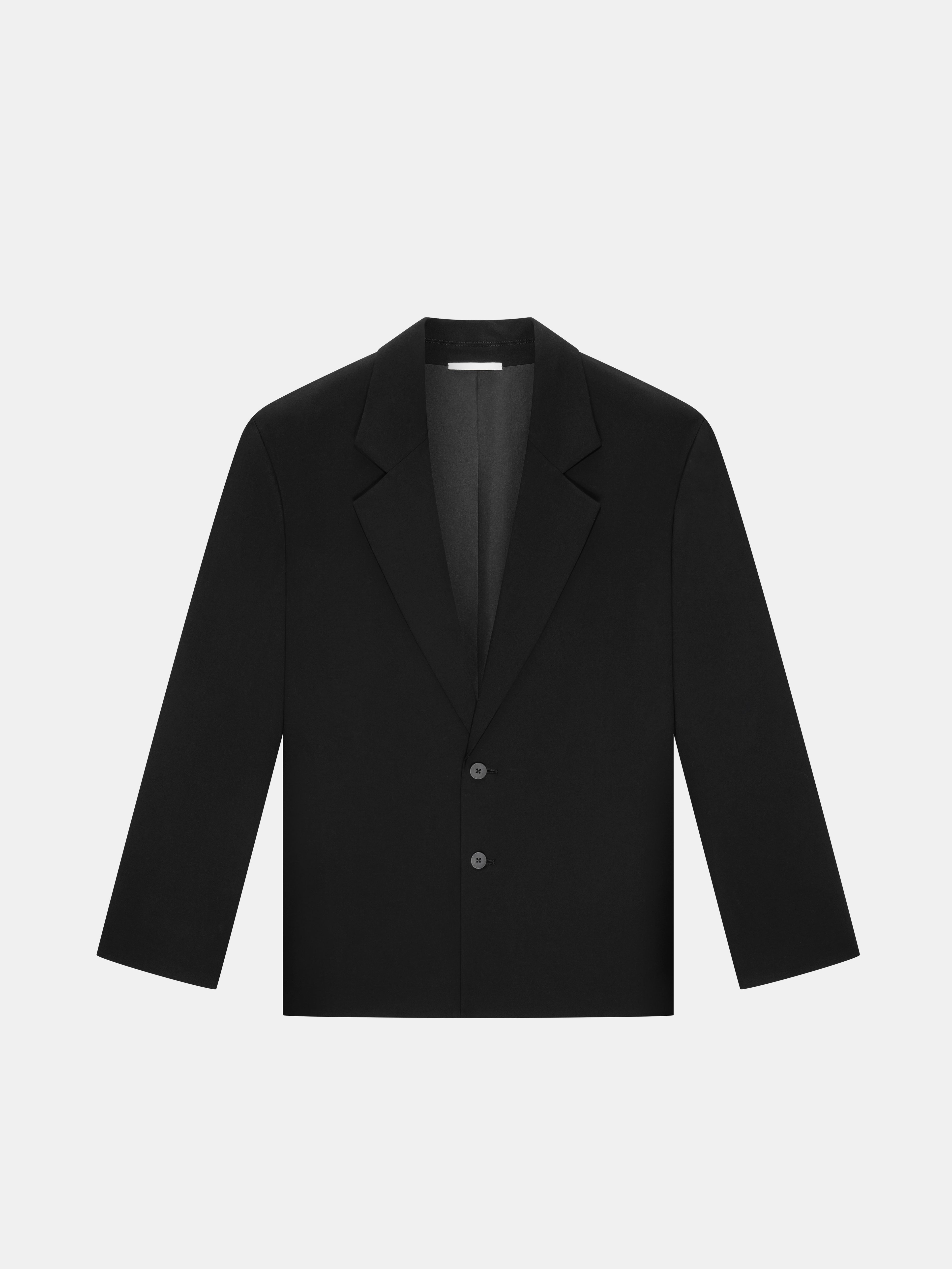 n. Straight-Fit Fine-Spun Pocketless Blazer