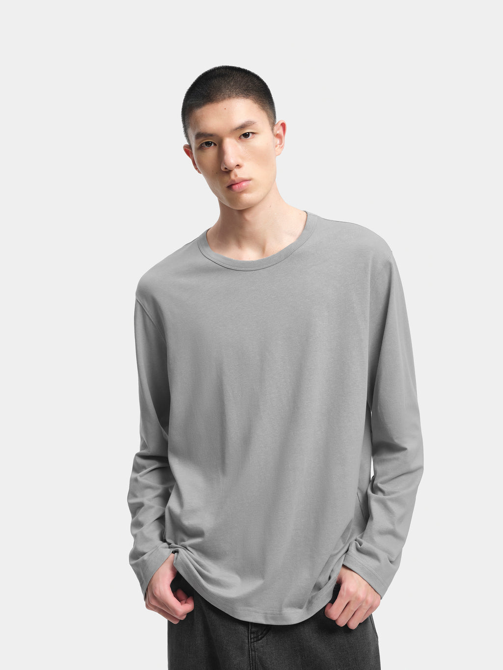 n. 杢糸　長袖Tシャツ