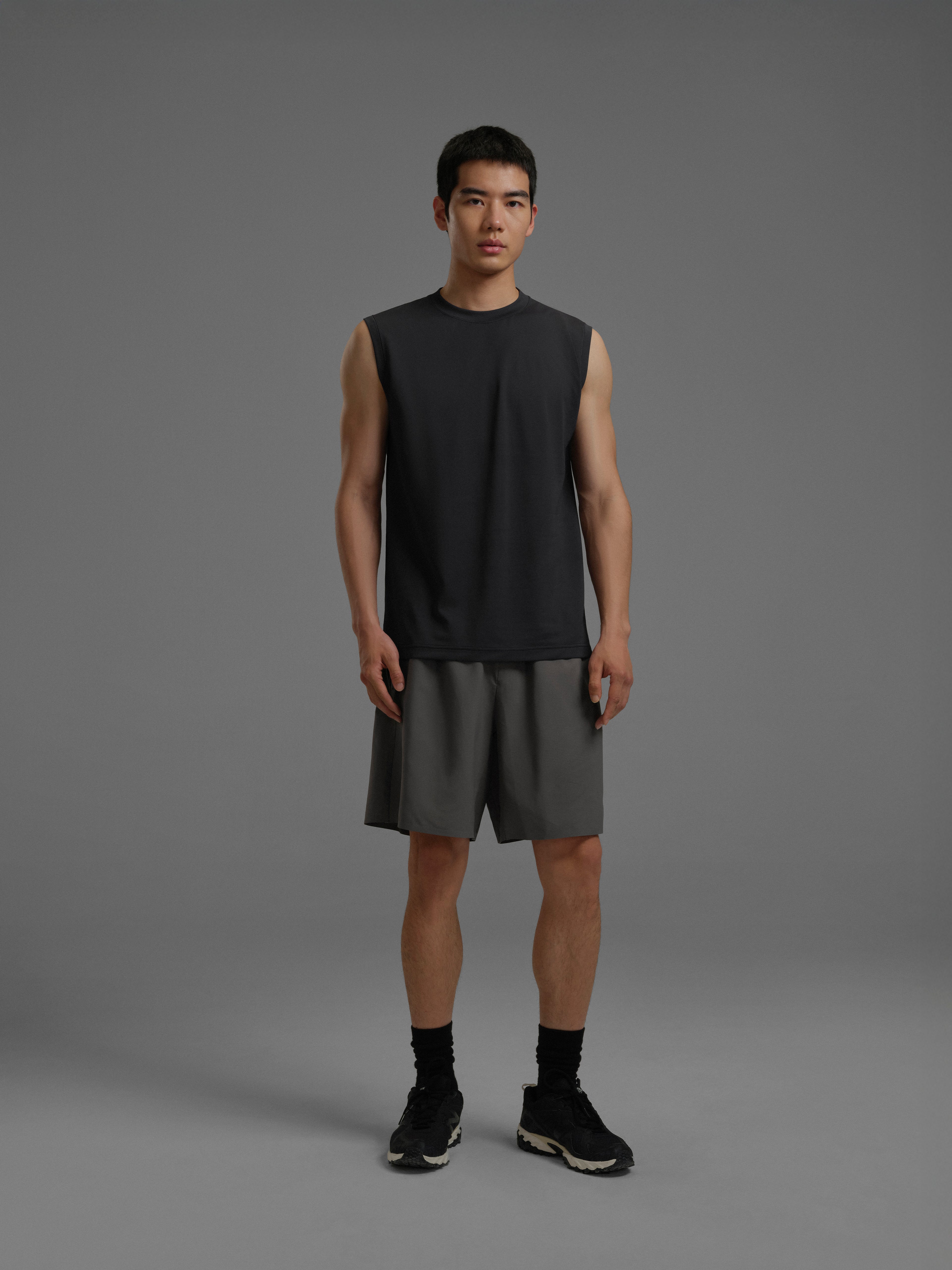 s. Slim-Fit Wide-Shoulder Athletic Tank Top