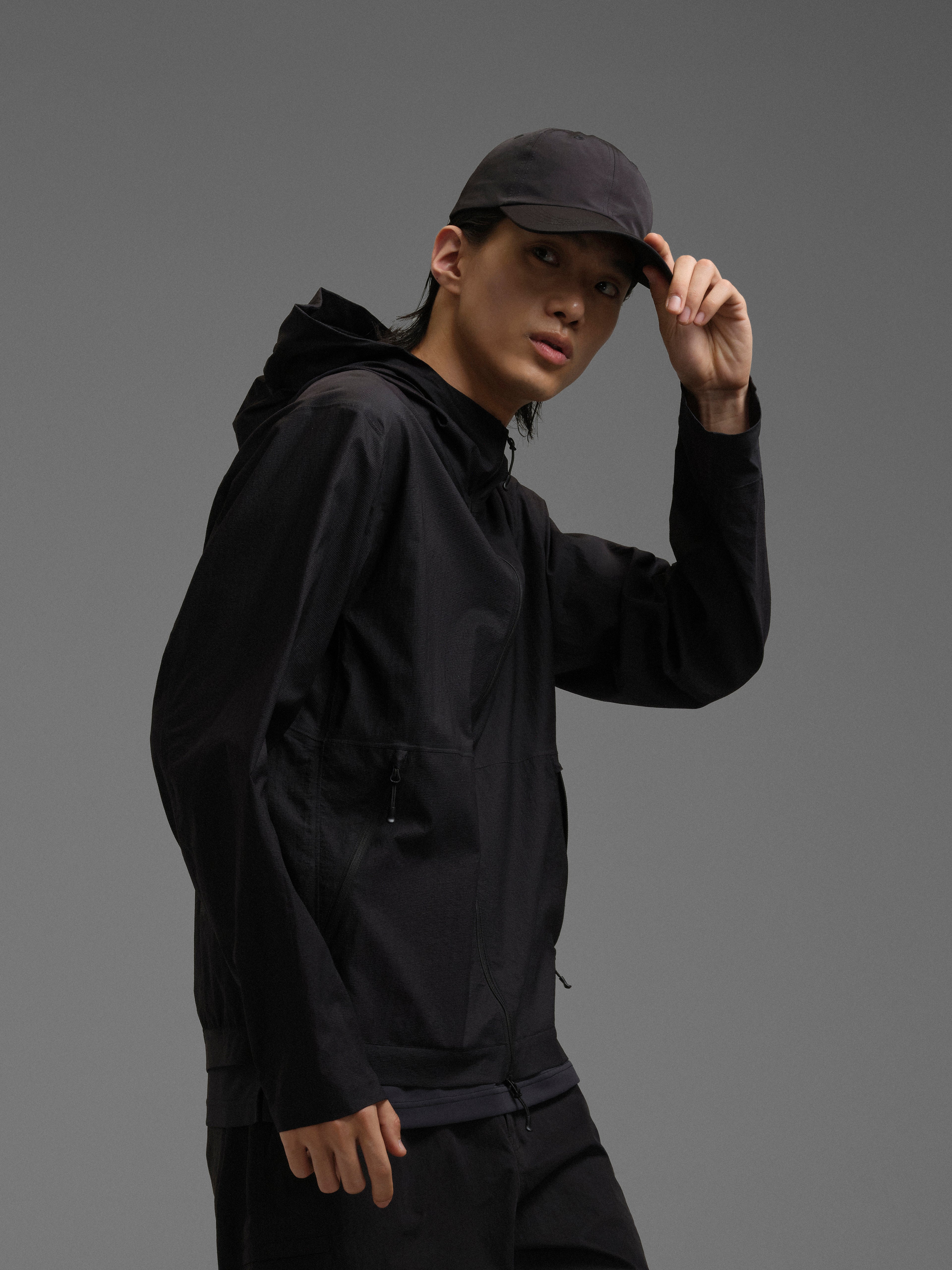 s. Relaxed-Fit Water-Resistant Hooded Jacket