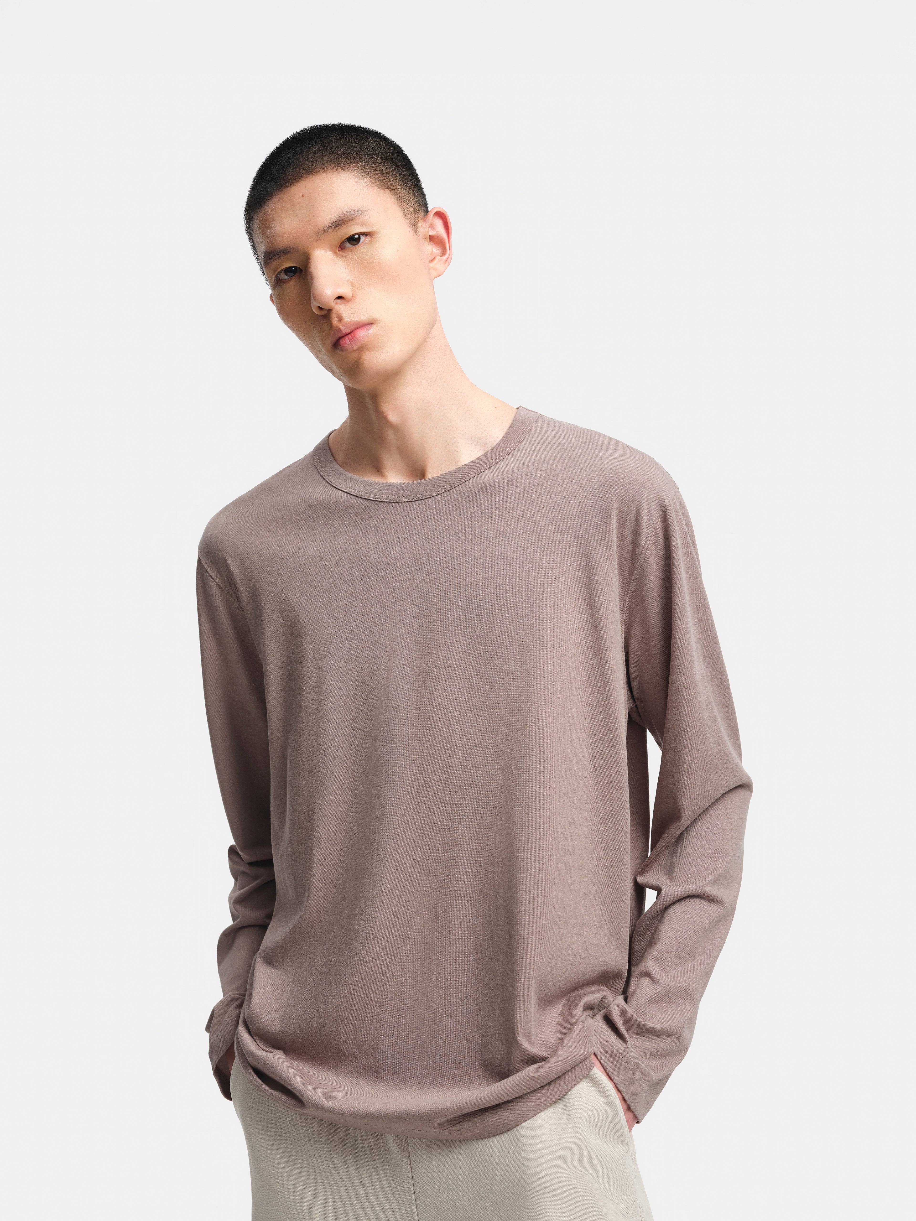 n. 杢糸　長袖Tシャツ