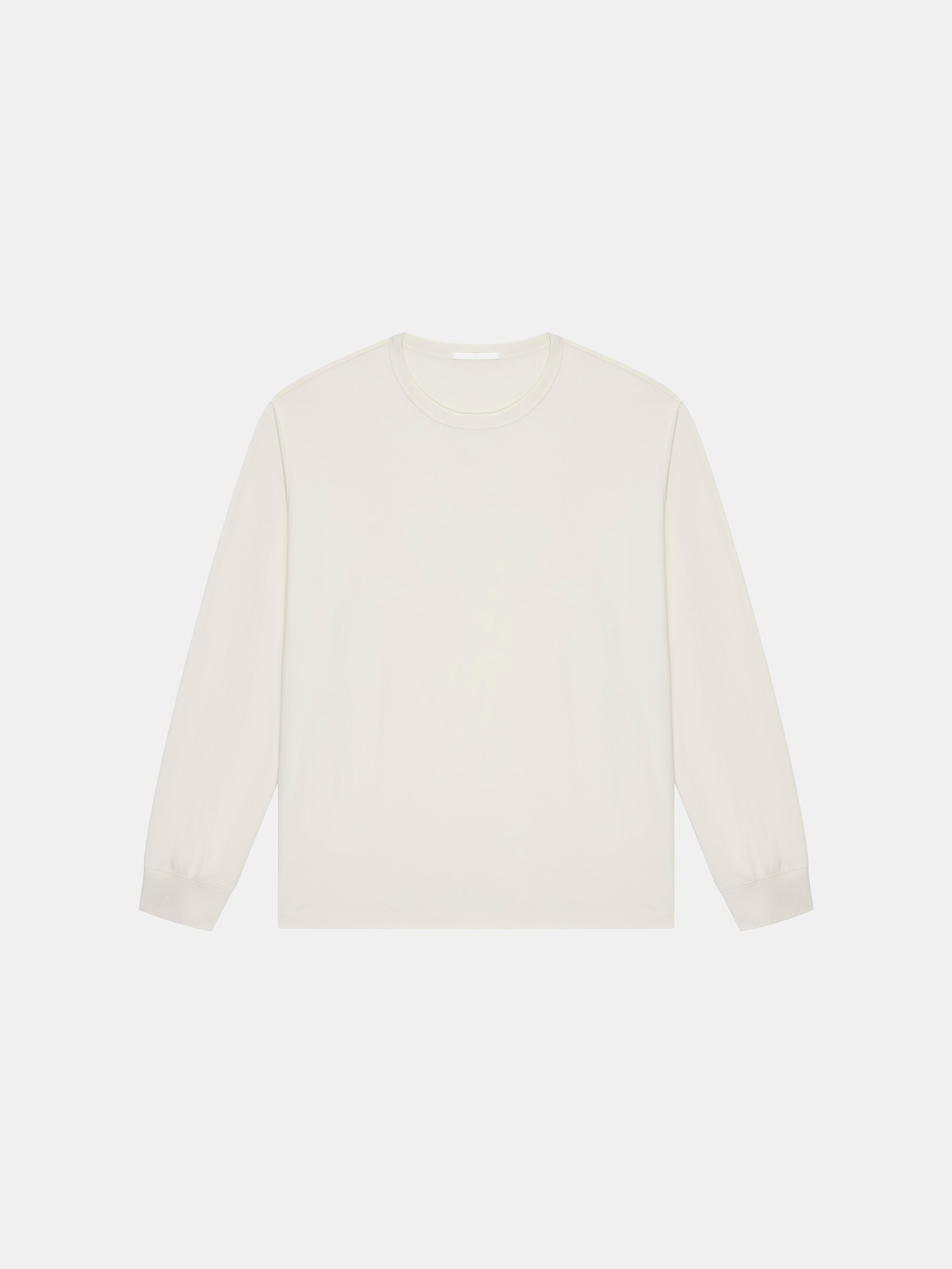 n. Relaxed Wide-Neck Textured Long-Sleeve T-Shirt
