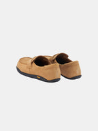 Men’s Suede Slip-On Loafers with V-Sole