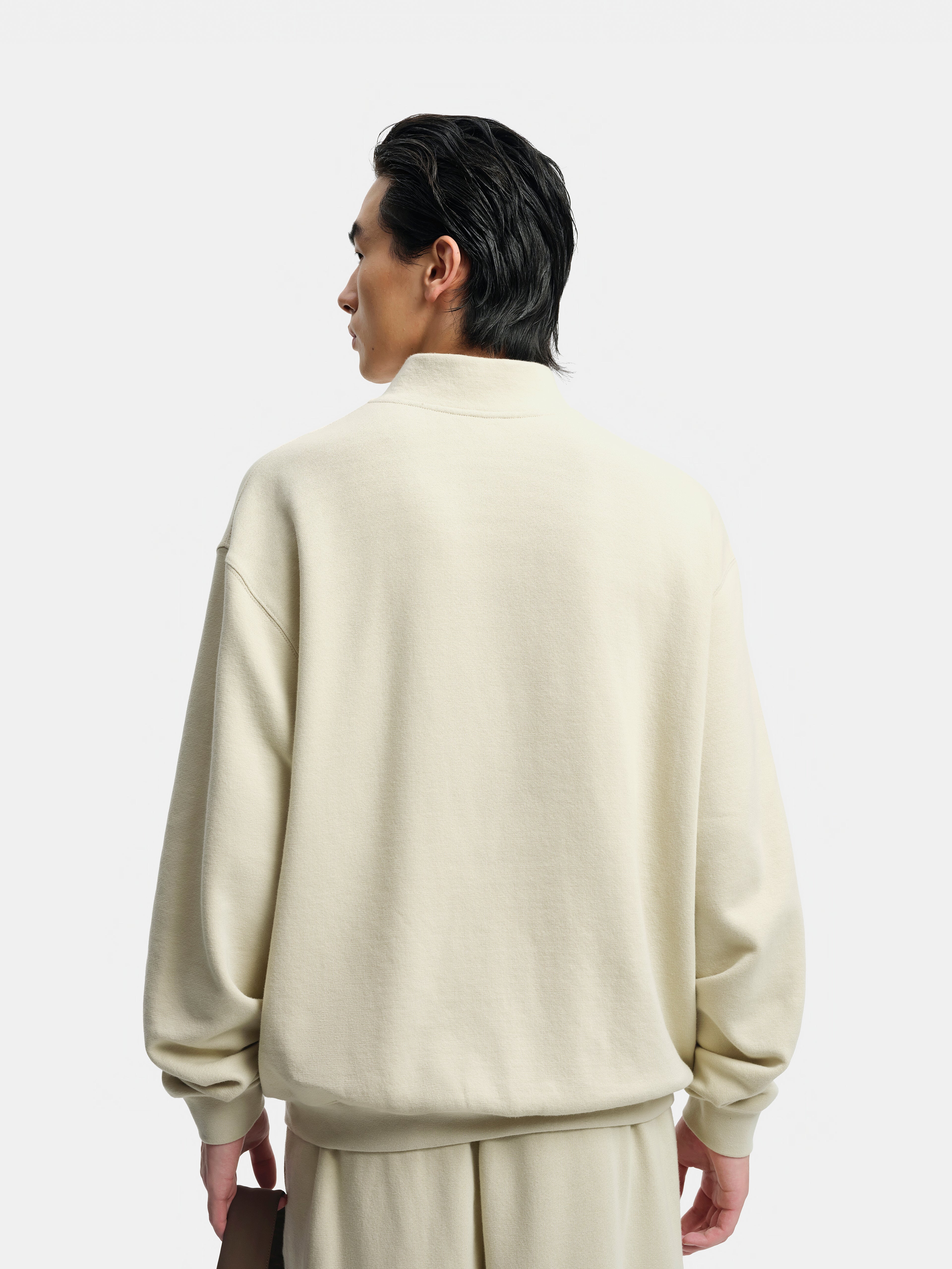 n. ハイネック　ジップアップスウェット