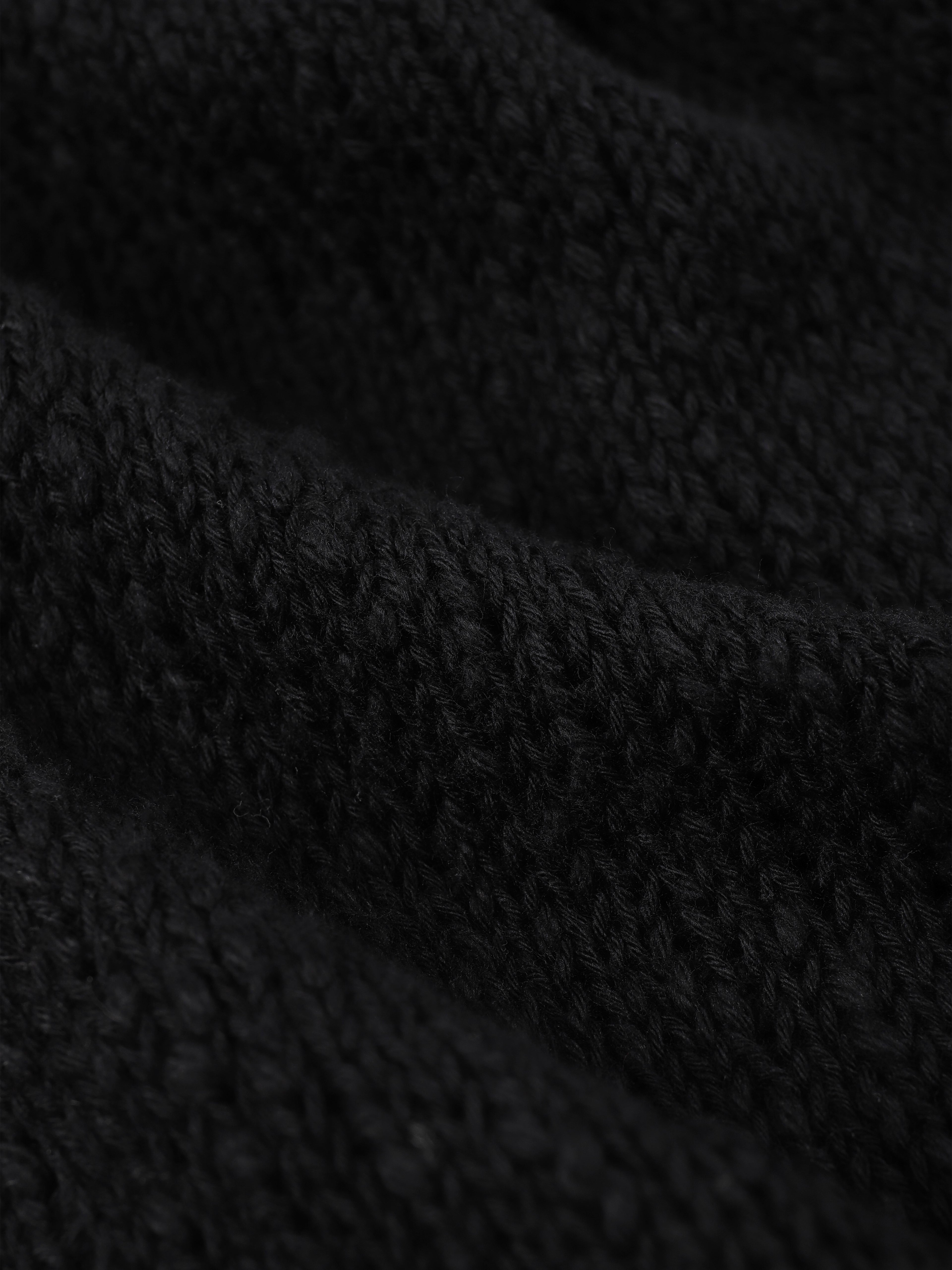 n. Relaxed Wide Crewneck Knit Sweater