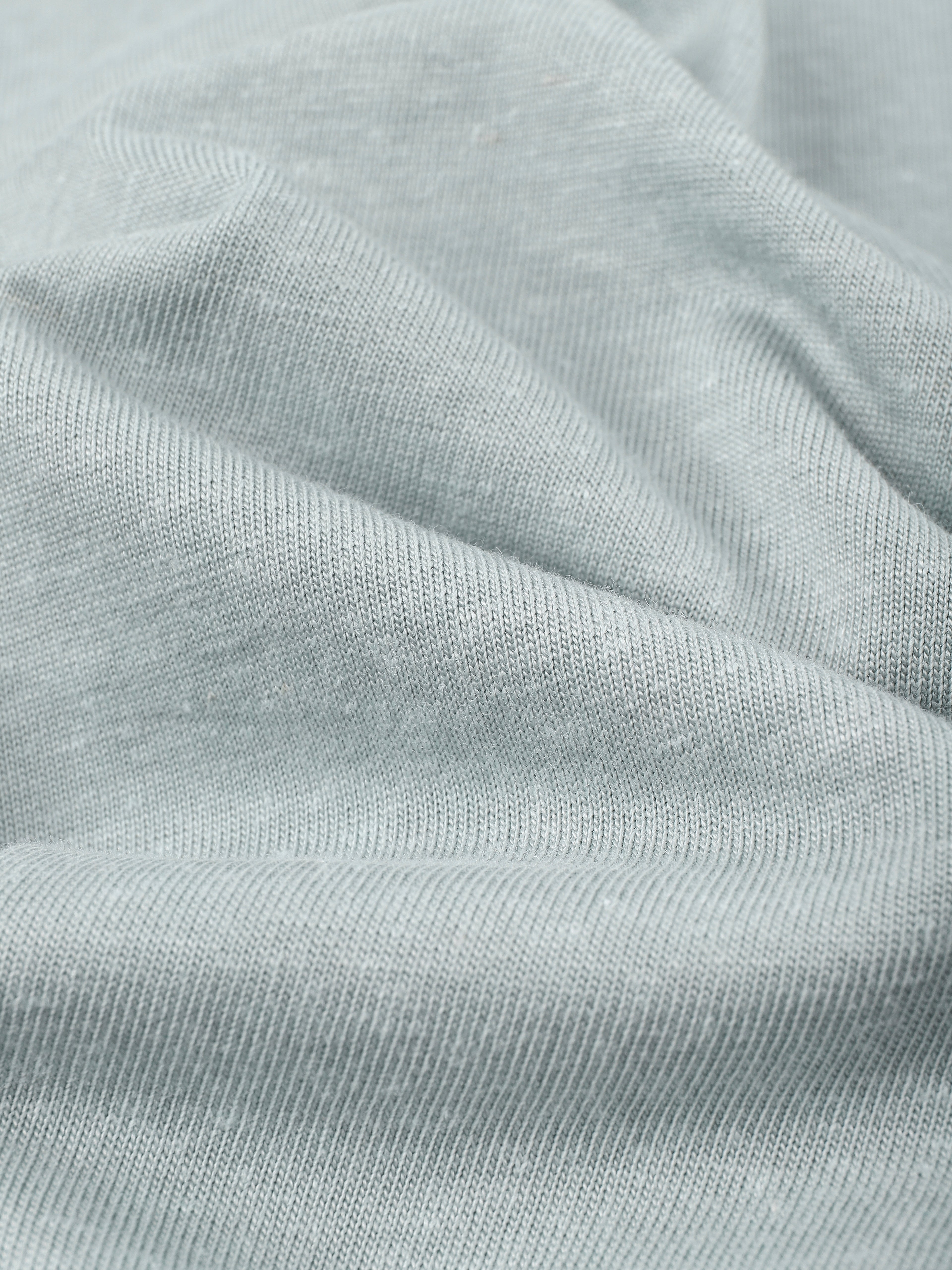 n. Straight-Fit Mélange Long Sleeve T-Shirt