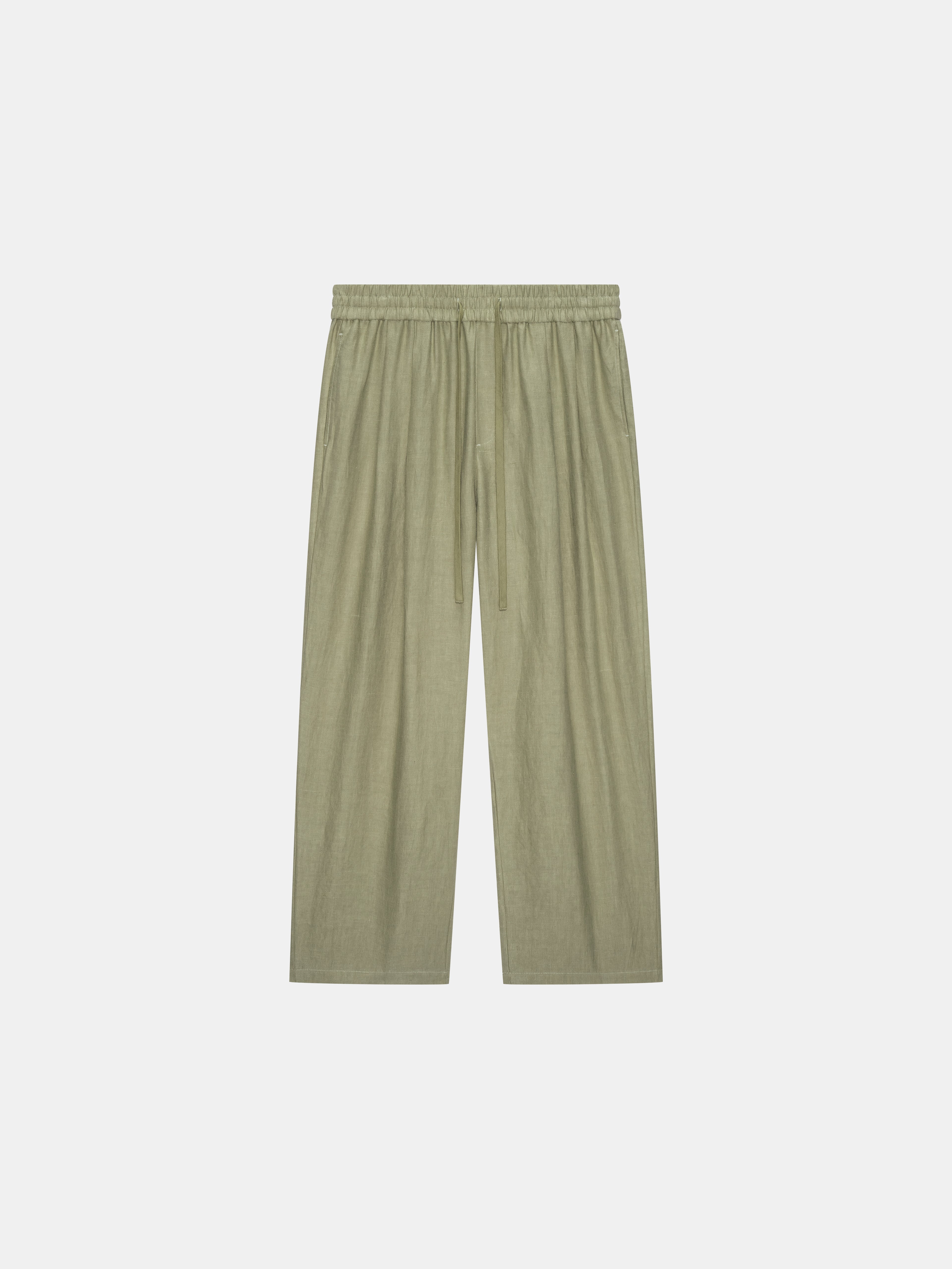 n. Relaxed-Fit Hemp Casual Pants