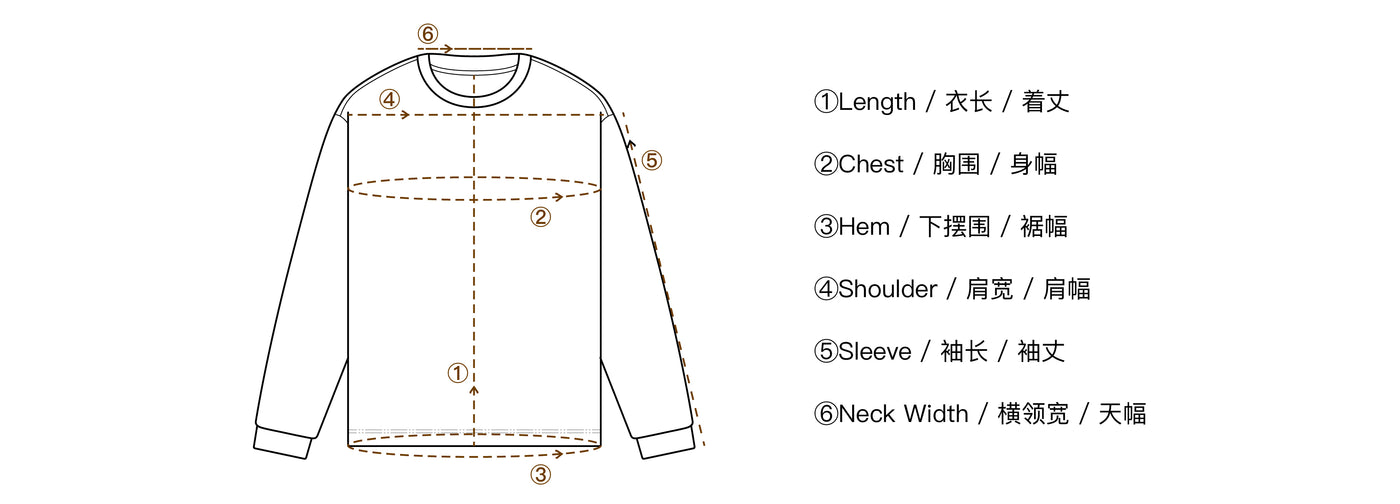 Size & Fit - n. 杢糸　長袖Tシャツ