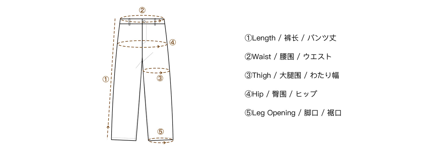 Size & Fit - n. 直筒沙色牛仔裤