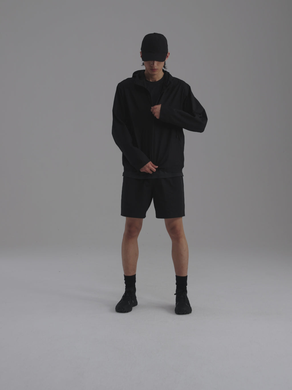 s. 宽松防晒连帽夹克