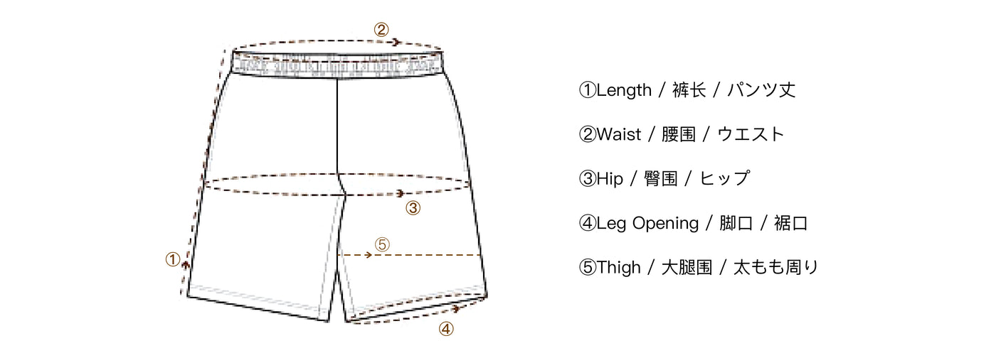 Size & Fit - s. 直筒防潑水梭織短褲